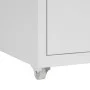 Gray metal mobile filing cabinet 28x41x69 cm by vidaXL, Filing cabinets - Ref: Foro24-335917, Price: 91,90 €, Discount: %