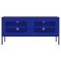 Navy blue steel TV cabinet 105x35x50 cm by vidaXL, TV Furniture - Ref: Foro24-336235, Price: 150,83 €, Discount: %