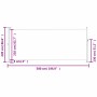 Toldo lateral retráctil para patio crema 220x500 cm