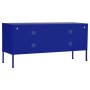 Marineblauer TV-Schrank aus Stahl, 105 x 35 x 50 cm von vidaXL, TV-Möbel - Ref: Foro24-336235, Preis: 143,45 €, Rabatt: %