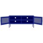 Marineblauer TV-Schrank aus Stahl, 105 x 35 x 50 cm von vidaXL, TV-Möbel - Ref: Foro24-336235, Preis: 143,45 €, Rabatt: %