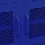 Marineblauer TV-Schrank aus Stahl, 105 x 35 x 50 cm von vidaXL, TV-Möbel - Ref: Foro24-336235, Preis: 143,45 €, Rabatt: %
