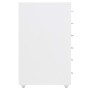Armario archivador móvil metal blanco 28x41x69 cm de vidaXL, Armarios archivadores - Ref: Foro24-335916, Precio: 75,48 €, Des...