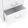 Armario archivador móvil metal blanco 28x41x69 cm de vidaXL, Armarios archivadores - Ref: Foro24-335916, Precio: 75,48 €, Des...