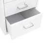 White metal mobile filing cabinet 28x41x69 cm by vidaXL, Filing cabinets - Ref: Foro24-335916, Price: 103,06 €, Discount: %