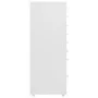 Gray metal mobile filing cabinet 28x41x109 cm by vidaXL, Filing cabinets - Ref: Foro24-335921, Price: 160,26 €, Discount: %
