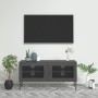 Anthrazitgrauer TV-Schrank aus Stahl 105x35x50 cm von vidaXL, TV-Möbel - Ref: Foro24-336240, Preis: 136,20 €, Rabatt: %