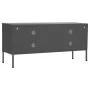 Anthracite gray steel TV cabinet 105x35x50 cm by vidaXL, TV Furniture - Ref: Foro24-336240, Price: 134,09 €, Discount: %