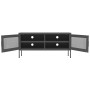Anthrazitgrauer TV-Schrank aus Stahl 105x35x50 cm von vidaXL, TV-Möbel - Ref: Foro24-336240, Preis: 136,20 €, Rabatt: %