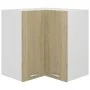 Eckhängeschrank aus Eichenholz 57x57x60 cm von vidaXL, Küchenschränke - Ref: Foro24-806393, Preis: 81,47 €, Rabatt: %