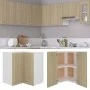 Eckhängeschrank aus Eichenholz 57x57x60 cm von vidaXL, Küchenschränke - Ref: Foro24-806393, Preis: 81,47 €, Rabatt: %