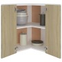 Eckhängeschrank aus Eichenholz 57x57x60 cm von vidaXL, Küchenschränke - Ref: Foro24-806393, Preis: 82,04 €, Rabatt: %