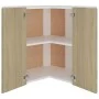 Eckhängeschrank aus Eichenholz 57x57x60 cm von vidaXL, Küchenschränke - Ref: Foro24-806393, Preis: 81,47 €, Rabatt: %
