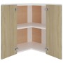 Eckhängeschrank aus Eichenholz 57x57x60 cm von vidaXL, Küchenschränke - Ref: Foro24-806393, Preis: 82,04 €, Rabatt: %