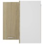 Eckhängeschrank aus Eichenholz 57x57x60 cm von vidaXL, Küchenschränke - Ref: Foro24-806393, Preis: 82,04 €, Rabatt: %