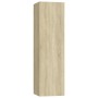 Juego de muebles de salón 4 piezas roble Sonoma de vidaXL, Muebles TV - Ref: Foro24-3078991, Precio: 165,19 €, Descuento: %