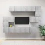 Living room furniture set 10 pieces concrete gray engineered wood by vidaXL, TV Furniture - Ref: Foro24-3079144, Price: 268,6...