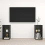 Wandmontierte Wohnzimmermöbel, 2-teilig, glänzend graues Holzwerkstoff von vidaXL, TV-Möbel - Ref: Foro24-3079906, Preis: 64,...
