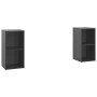 Muebles de salón de pared 2 pzas madera ingeniería gris brillo de vidaXL, Muebles TV - Ref: Foro24-3079906, Precio: 67,91 €, ...