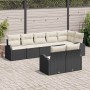 Conjunto de sofá de jardín 8 pcs 289 x 124 x 85 cm Poliratán
