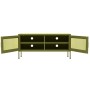 Olivgrüner TV-Schrank 105x35x50 cm aus Stahl von vidaXL, TV-Möbel - Ref: Foro24-336234, Preis: 132,18 €, Rabatt: %
