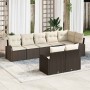 Conjunto de sofá de jardín 8 pcs 289 x 124 x 85 cm Poliratán