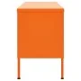 Orangefarbener TV-Schrank aus Stahl, 105 x 35 x 50 cm von vidaXL, TV-Möbel - Ref: Foro24-336237, Preis: 151,54 €, Rabatt: %