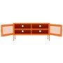 Orangefarbener TV-Schrank aus Stahl, 105 x 35 x 50 cm von vidaXL, TV-Möbel - Ref: Foro24-336237, Preis: 153,83 €, Rabatt: %