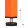 Mueble para TV de acero naranja 105x35x50 cm de vidaXL, Muebles TV - Ref: Foro24-336237, Precio: 147,95 €, Descuento: %