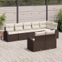 Conjunto de sofá de jardín 8 pcs 289 x 124 x 85 cm Poliratán