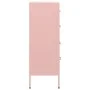 Pink steel drawer cabinet 80x35x101.5 cm by vidaXL, Drawers - Ref: Foro24-336202, Price: 176,89 €, Discount: %