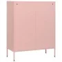 Pink steel drawer cabinet 80x35x101.5 cm by vidaXL, Drawers - Ref: Foro24-336202, Price: 176,89 €, Discount: %