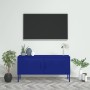 Marineblauer Stahl-TV-Ständer 105x35x50 cm von vidaXL, TV-Möbel - Ref: Foro24-336226, Preis: 167,33 €, Rabatt: %