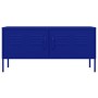 Mueble para TV de acero azul marino 105x35x50 cm de vidaXL, Muebles TV - Ref: Foro24-336226, Precio: 167,50 €, Descuento: %