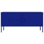 TV stand in navy blue steel, 105x35x50 cm by vidaXL, TV Furniture - Ref: Foro24-336226, Price: 164,22 €, Discount: %