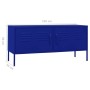 Marineblauer Stahl-TV-Ständer 105x35x50 cm von vidaXL, TV-Möbel - Ref: Foro24-336226, Preis: 167,33 €, Rabatt: %