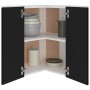 Eckschrank aus Holzwerkstoff schwarz 57x57x60 cm von vidaXL, Küchenschränke - Ref: Foro24-806391, Preis: 74,37 €, Rabatt: %