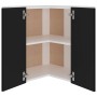 Eckschrank aus Holzwerkstoff schwarz 57x57x60 cm von vidaXL, Küchenschränke - Ref: Foro24-806391, Preis: 74,37 €, Rabatt: %