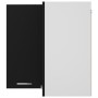 Eckschrank aus Holzwerkstoff schwarz 57x57x60 cm von vidaXL, Küchenschränke - Ref: Foro24-806391, Preis: 74,37 €, Rabatt: %