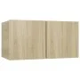 8-teiliges Wohnzimmermöbelset aus Sonoma-Eiche von vidaXL, TV-Möbel - Ref: Foro24-3079006, Preis: 252,97 €, Rabatt: %