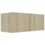 8-teiliges Wohnzimmermöbelset aus Sonoma-Eiche von vidaXL, TV-Möbel - Ref: Foro24-3079006, Preis: 252,97 €, Rabatt: %