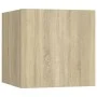 8-teiliges Wohnzimmermöbelset aus Sonoma-Eiche von vidaXL, TV-Möbel - Ref: Foro24-3079006, Preis: 252,97 €, Rabatt: %