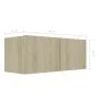 8-teiliges Wohnzimmermöbelset aus Sonoma-Eiche von vidaXL, TV-Möbel - Ref: Foro24-3079006, Preis: 252,97 €, Rabatt: %