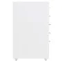 Mobiler Aktenschrank aus weißem Metall, 28 x 41 x 69 cm von vidaXL, Aktenschränke - Ref: Foro24-335913, Preis: 86,71 €, Rabat...