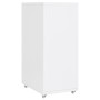 Mobiler Aktenschrank aus weißem Metall, 28 x 41 x 69 cm von vidaXL, Aktenschränke - Ref: Foro24-335913, Preis: 81,00 €, Rabat...