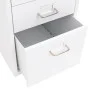 White metal mobile filing cabinet 28x41x69 cm by vidaXL, Filing cabinets - Ref: Foro24-335913, Price: 86,71 €, Discount: %