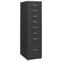 Anthracite metal mobile filing cabinet 28x41x109 cm by vidaXL, Filing cabinets - Ref: Foro24-335923, Price: 137,19 €, Discoun...