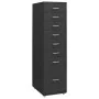 Anthracite metal mobile filing cabinet 28x41x109 cm by vidaXL, Filing cabinets - Ref: Foro24-335923, Price: 169,06 €, Discoun...