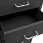 Anthracite metal mobile filing cabinet 28x41x109 cm by vidaXL, Filing cabinets - Ref: Foro24-335923, Price: 169,06 €, Discoun...