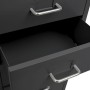 Anthrazitfarbener mobiler Aktenschrank aus Metall, 28 x 41 x 109 cm von vidaXL, Aktenschränke - Ref: Foro24-335923, Preis: 13...